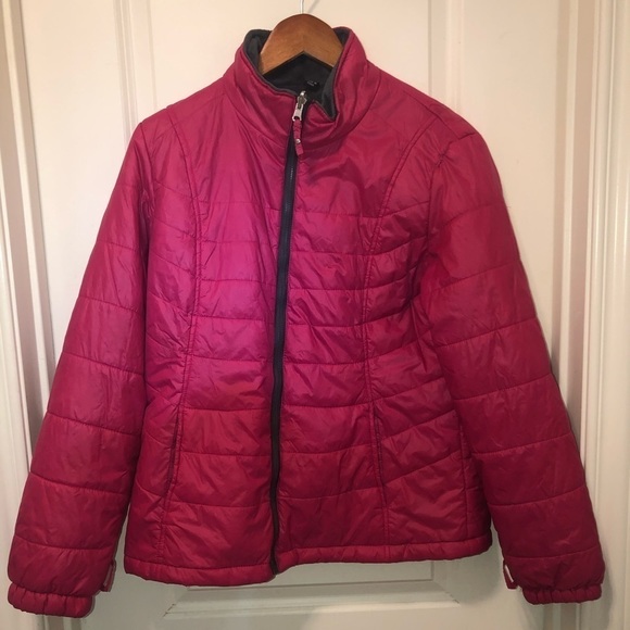 Below Zero Jackets & Blazers - BELOW Zero ❄️ Women’s Full Zip 💖 Pink Puffer Coat Size L ⛷